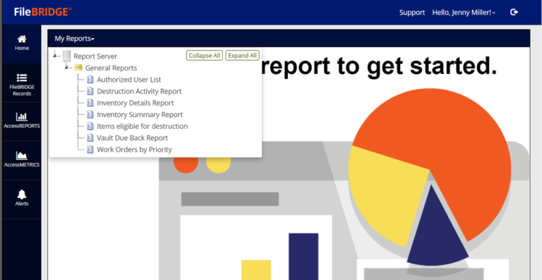 FileBRIDGE Records Management Software Features